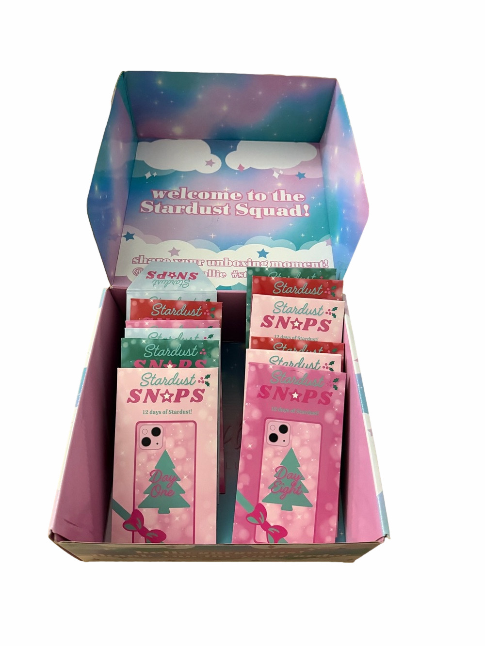 Stardust Snaps Pink Holiday Advent Calendar Phone Case Accessories